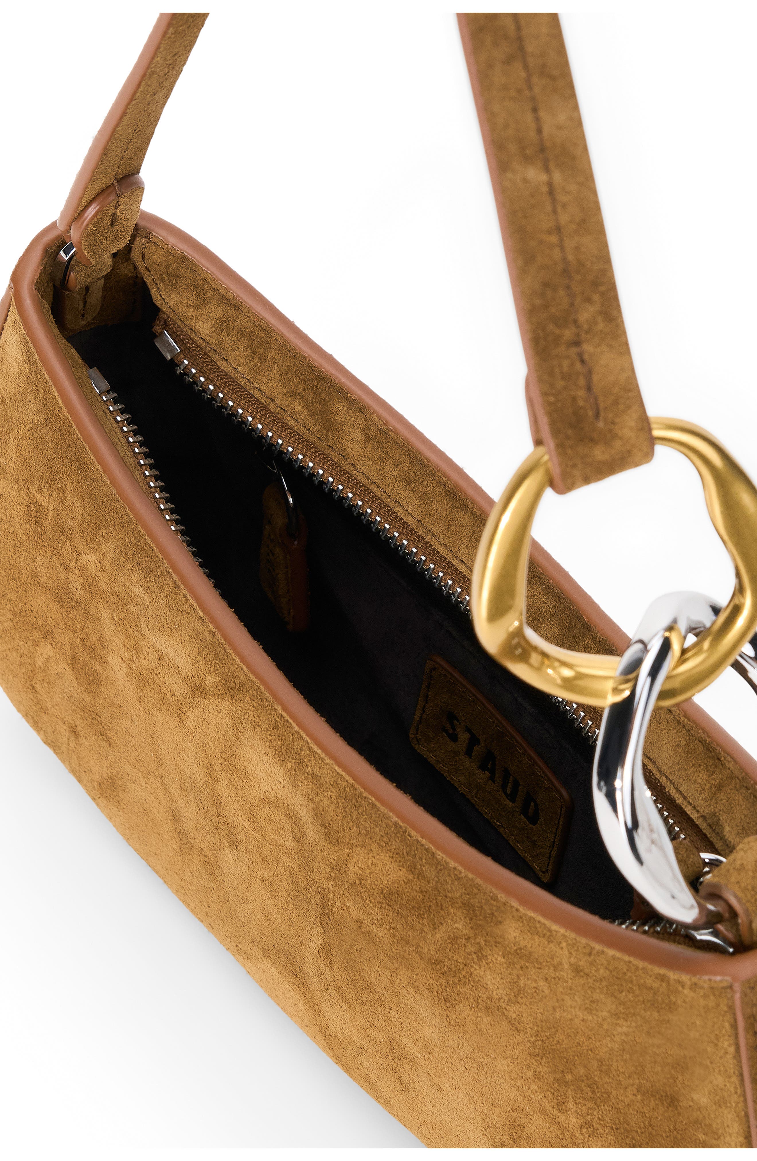 Ollie Leather Shoulder Bag, Alternate, color, CIGAR