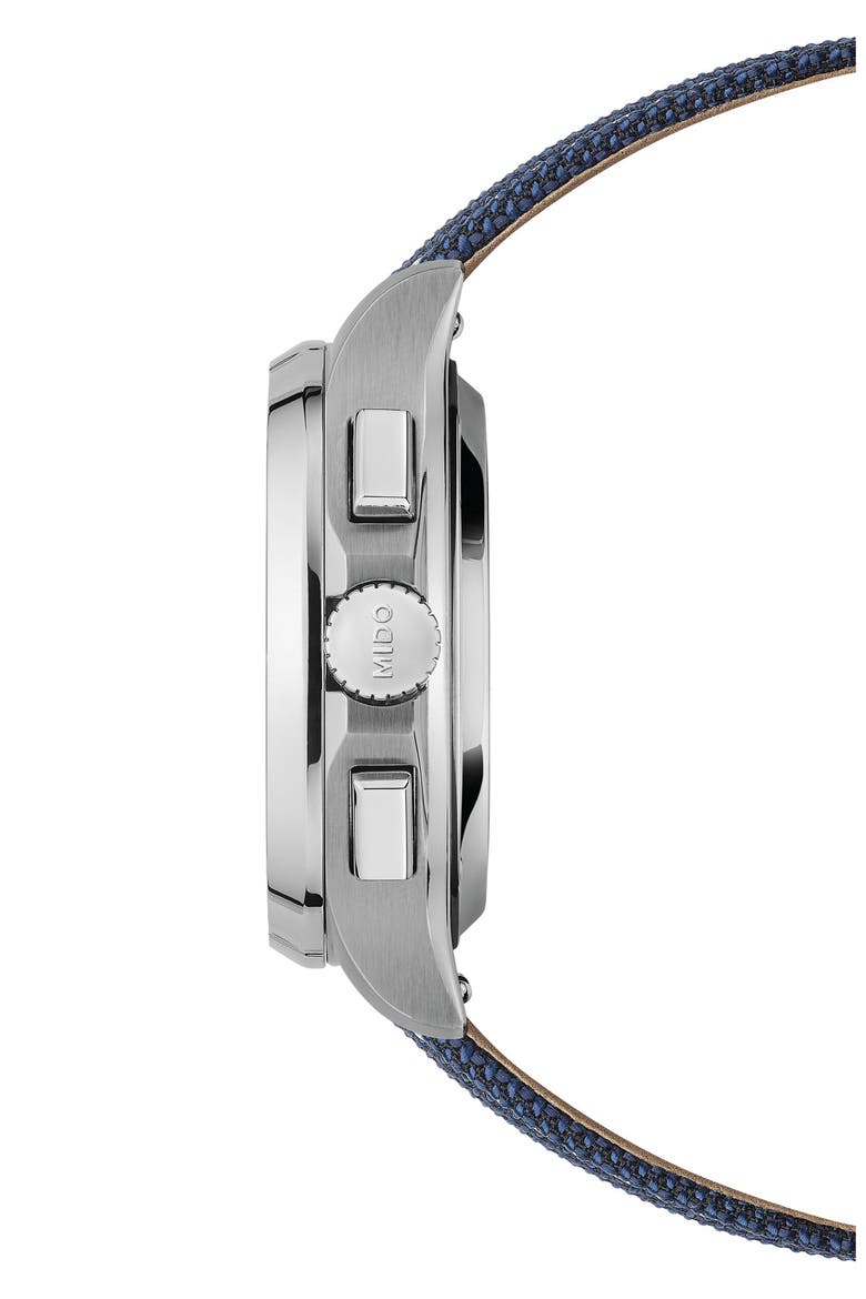 Multifort TV Big Date Automatic Watch, 41.2mm x 42mm, Alternate, color, BLUE