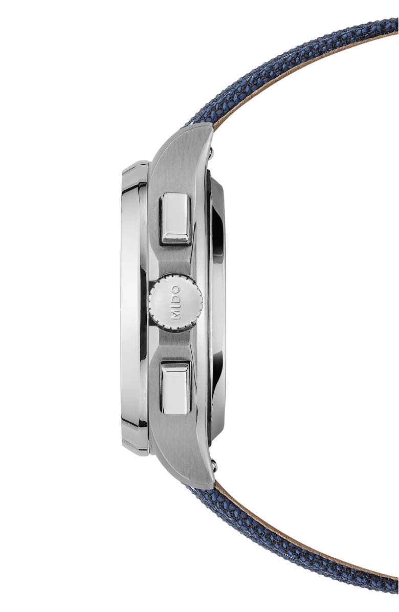 MIDO Multifort TV Big Date Automatic Watch, 41.2mm x 42mm, Alternate, color, Blue