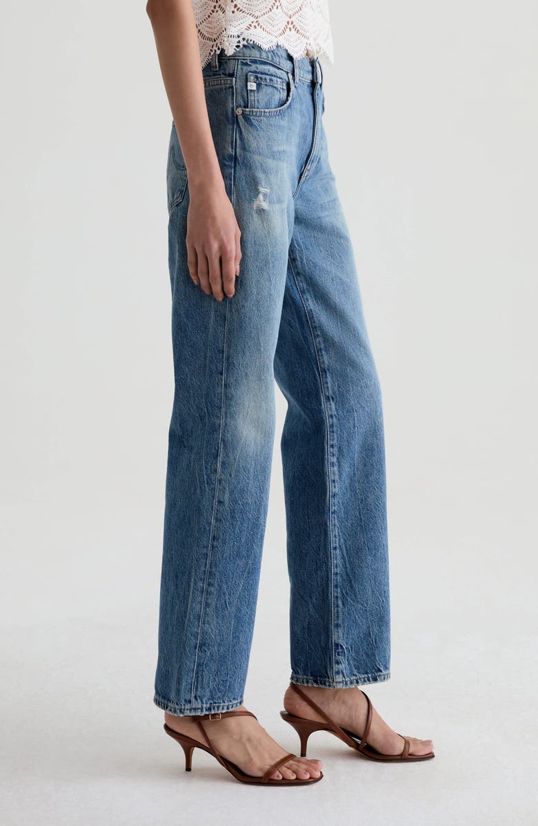 AG Brinley Mid Rise Straight Leg Jeans, Alternate, color, Reserva