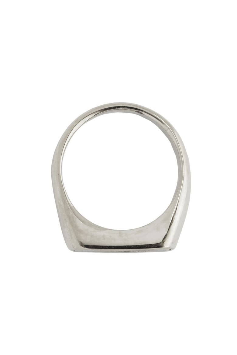 Gender Inclusive Mother-of-Pearl Ring, Alternate, color, SILVER