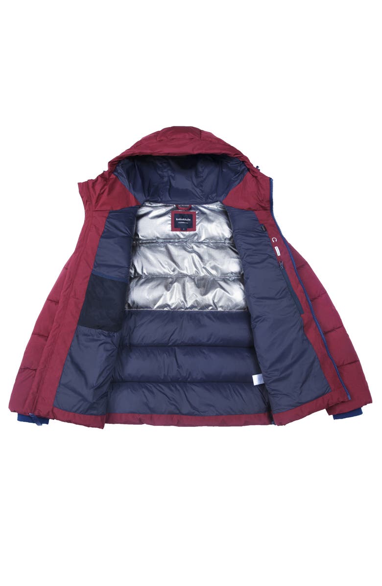 Rokka&Rolla Heavyweight Thermal Heat Puffer Jacket, Alternate, color, Burgundy