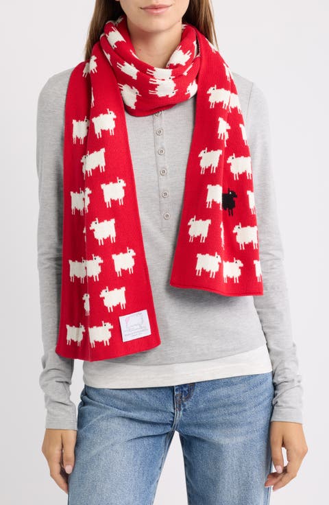 Sheep Cotton Scarf