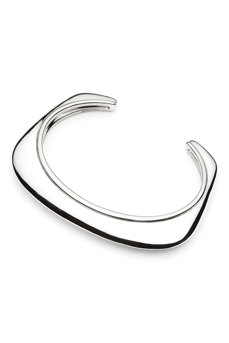 Hera Cuff Bracelet, Alternate, color, SILVER
