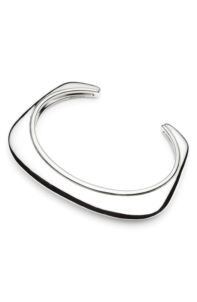 Missoma Hera Cuff Bracelet, Alternate, color, Silver