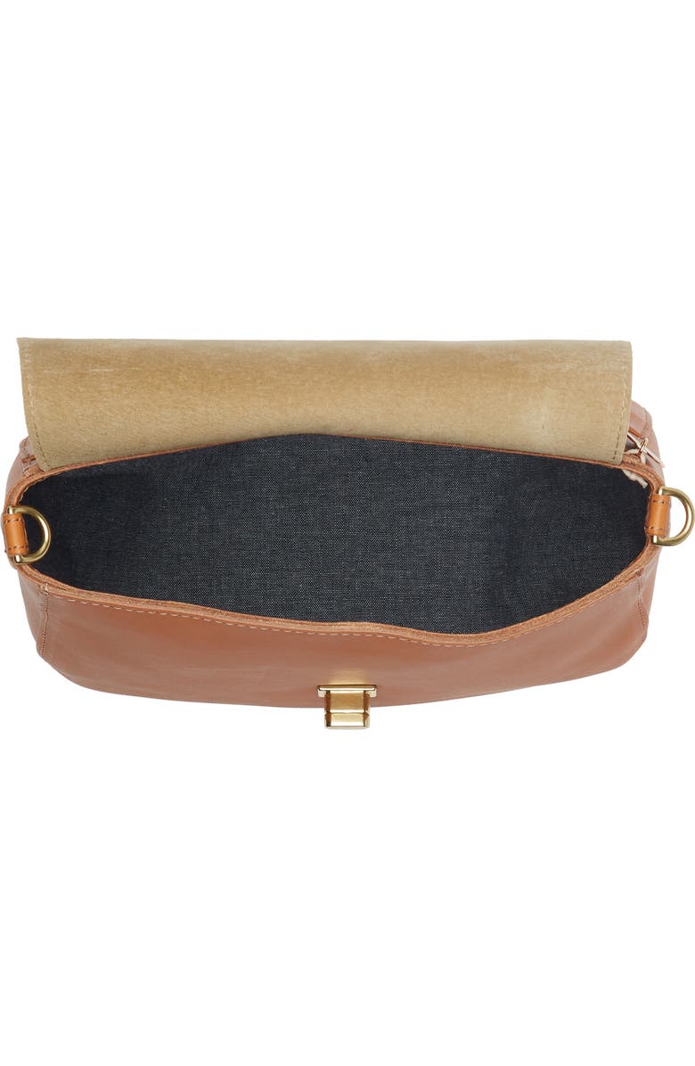 Clare V. Louis Leather Crossbody Bag, Alternate, color,