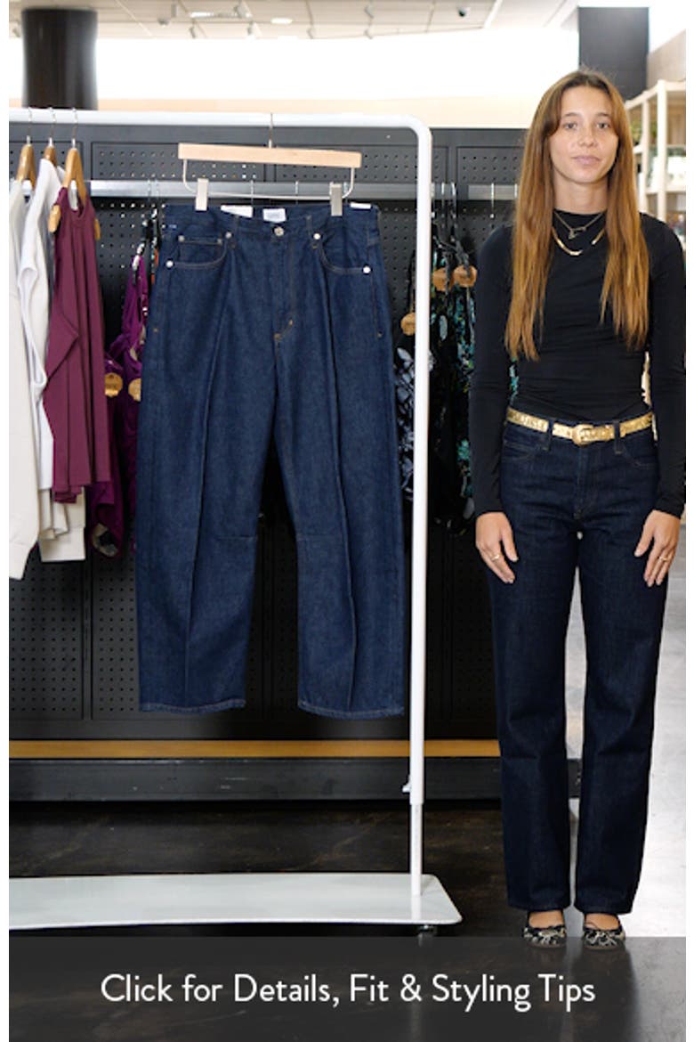 Miro High Waist Ankle Relaxed Barrel Jeans video