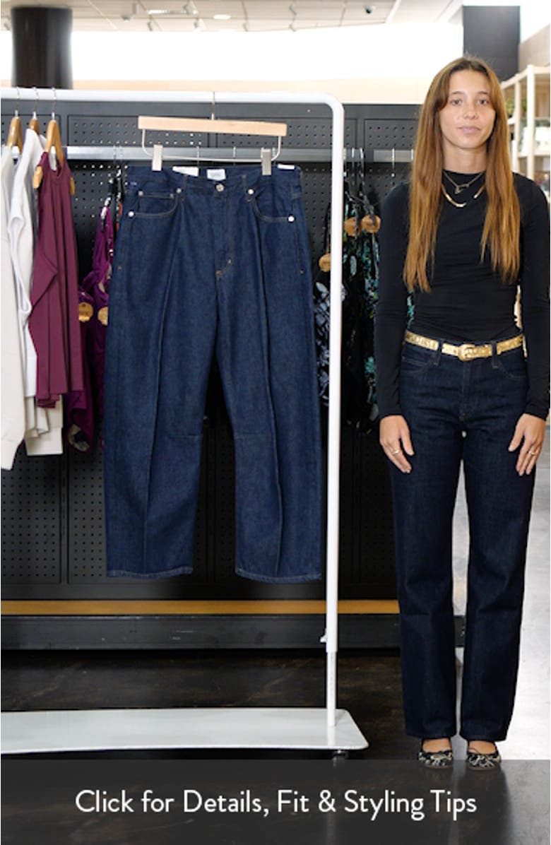 Miro High Waist Ankle Relaxed Barrel Jeans, sales video thumbnail