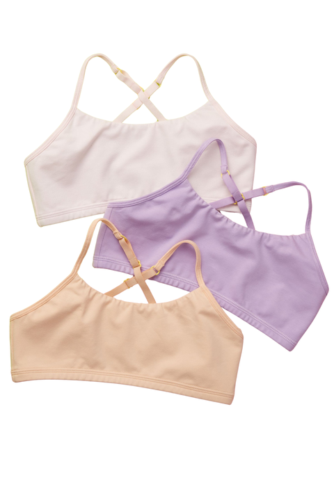 Ladybug Cotton Bra 3PK