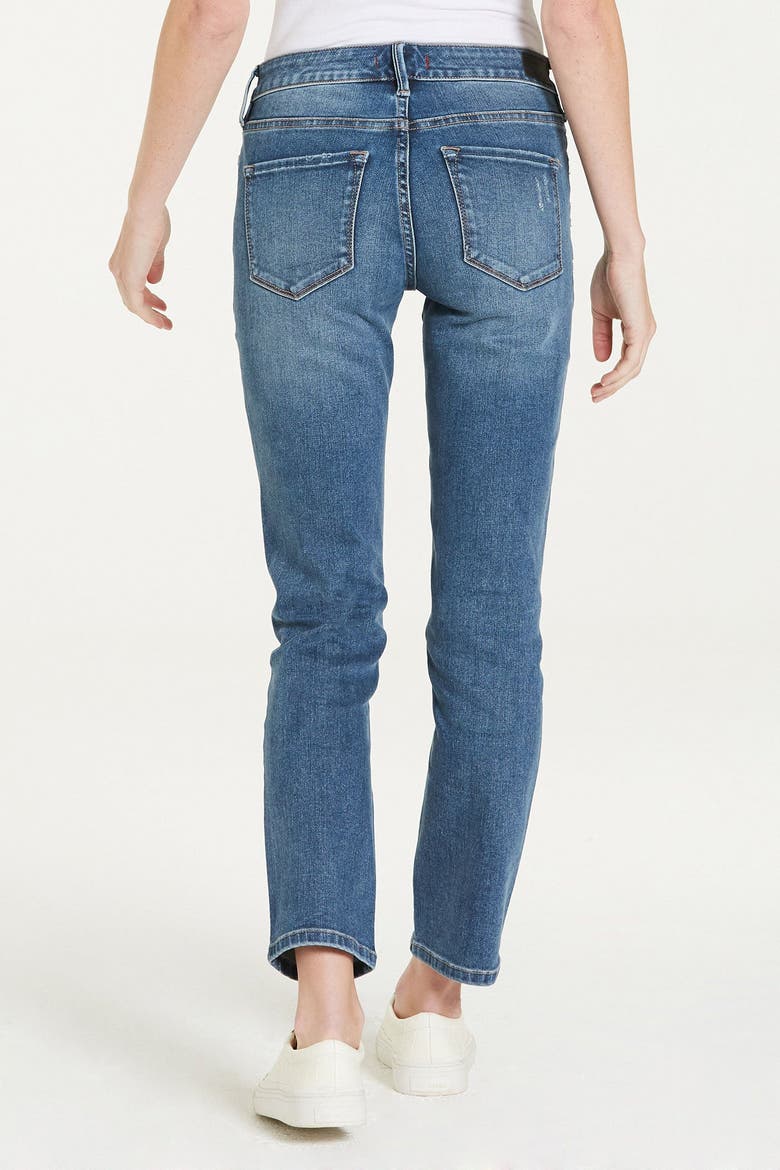 Blaire Mid Rise Slim Straight Jeans, Alternate, color, South Bay
