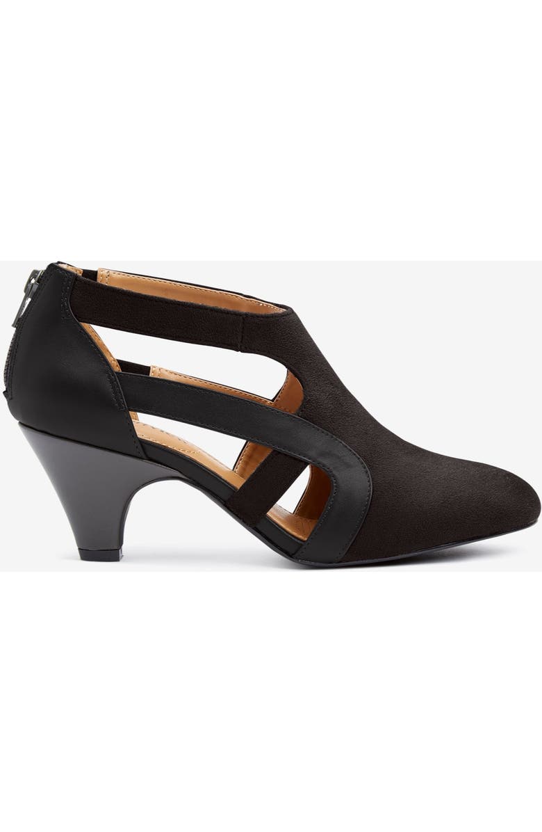 Comfortview The Sage Suede-Like Shootie Pump, Alternate, color, Black