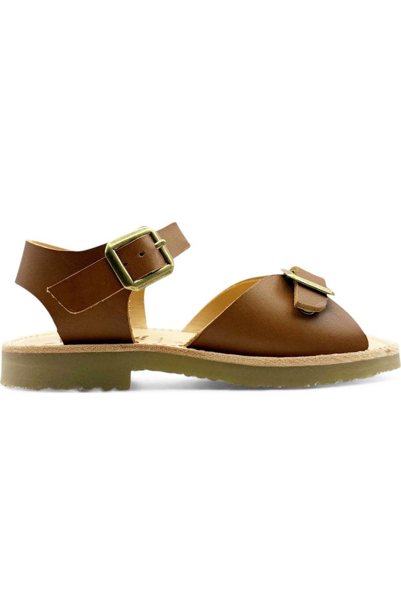 Young Soles Sonny Sandal, Alternate, color, Chestnut Brown
