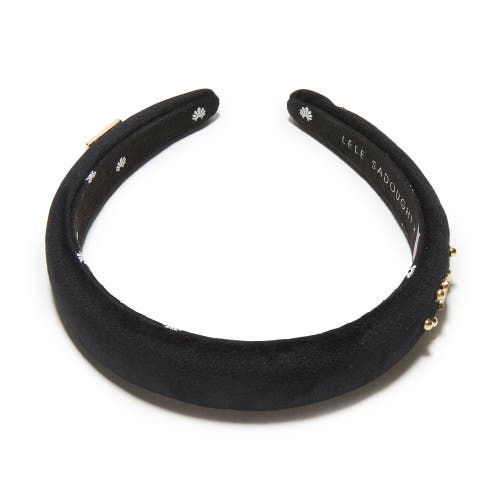 Lele Sadoughi New Orleans Saints Charlotte Headband In Black