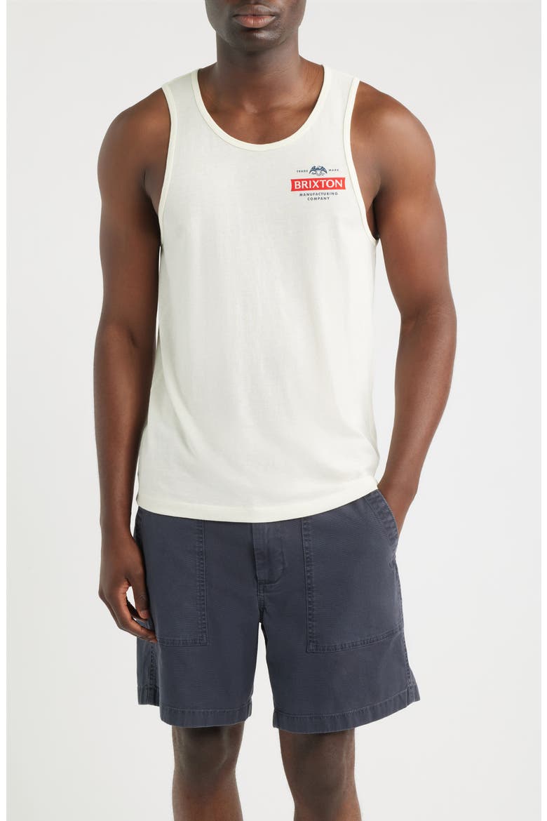 Pinnacle Graphic Tank Top, Main, color, OFF WHITE