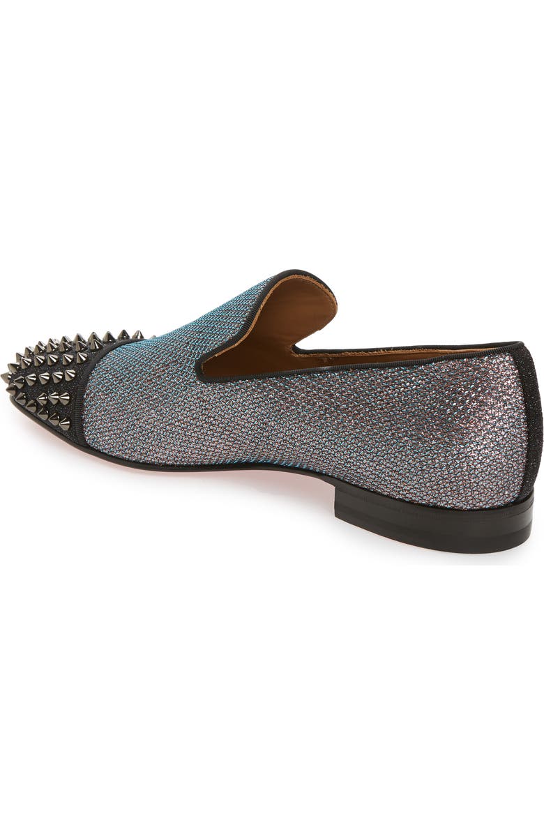 Christian Louboutin Spooky Spiked Venetian Loafer, Alternate, color,
