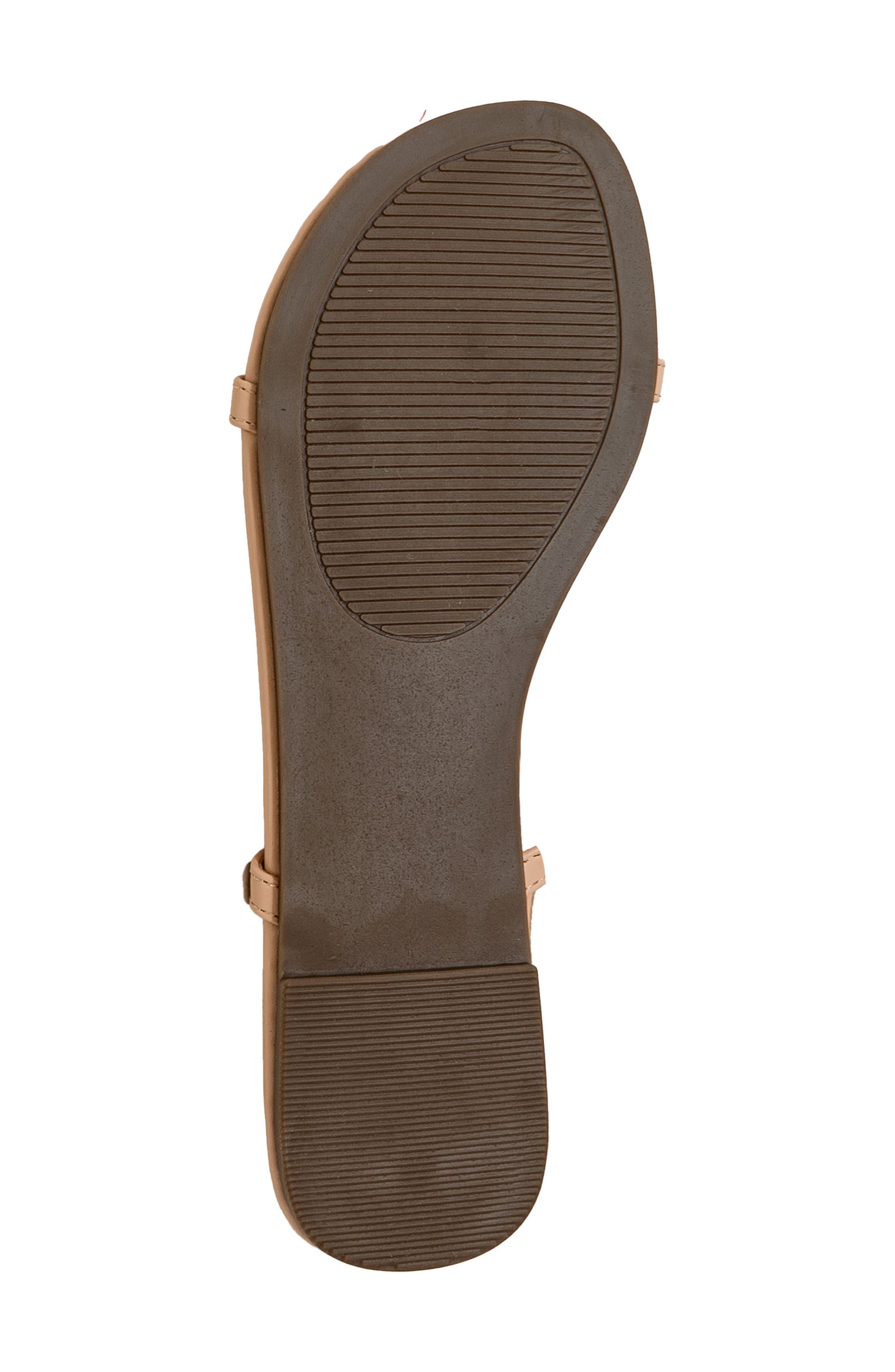 Ankle Strap Flat Sandal, Alternate, color, TAN