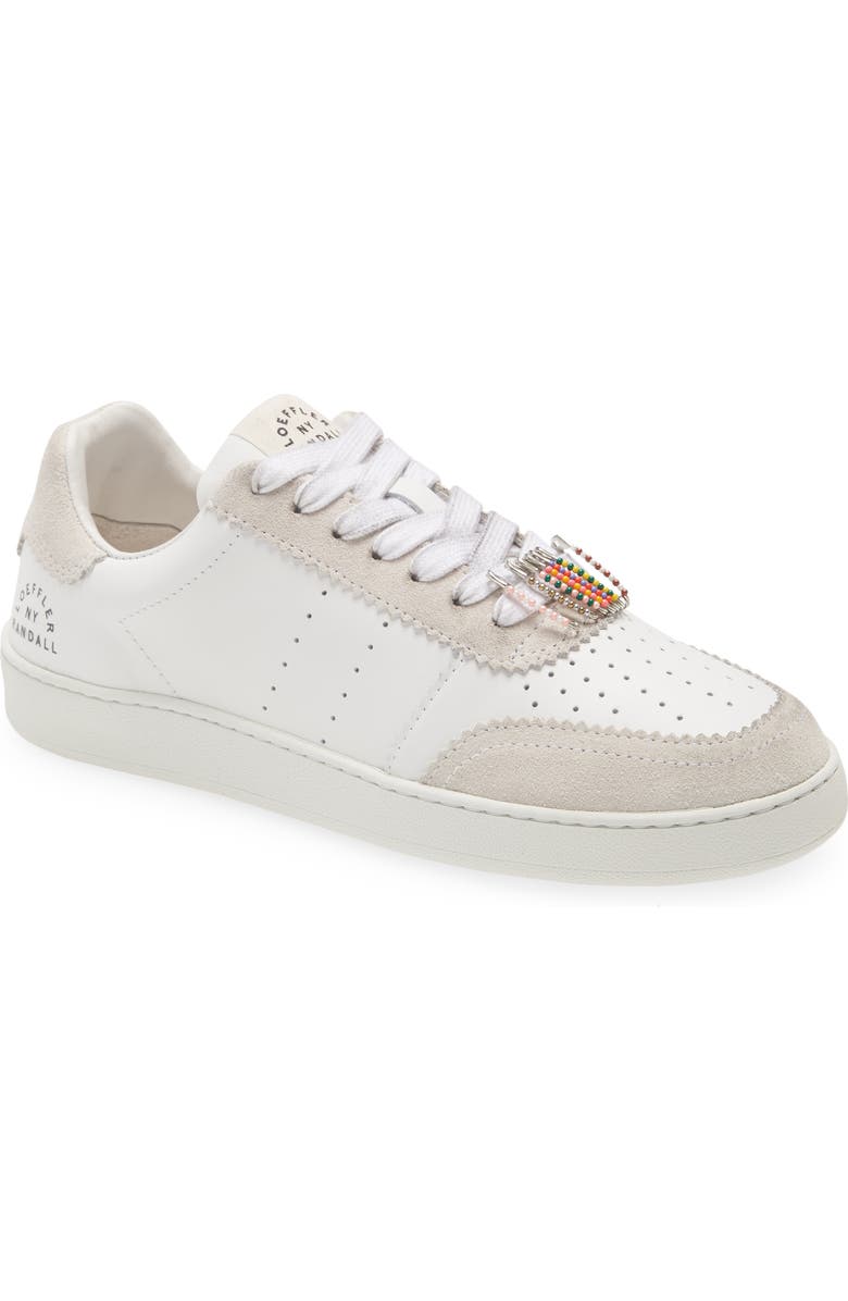 Loeffler Randall Keeley Low Top Sneaker with Charms, Main, color,