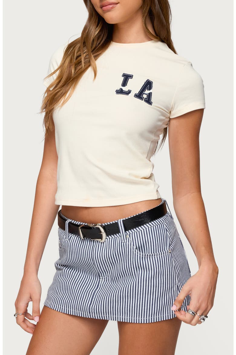 Cali Babe T-Shirt, Alternate, color, CREAM