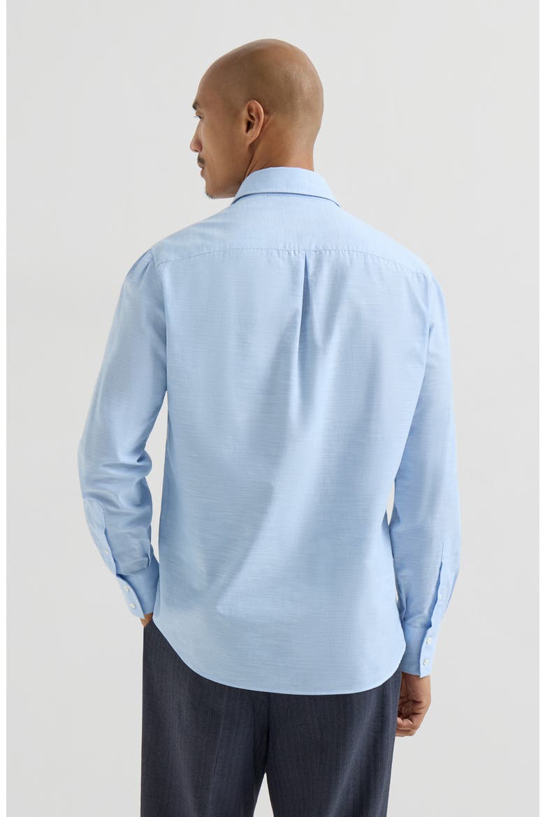 Oxford shirt, Alternate, color, Azure
