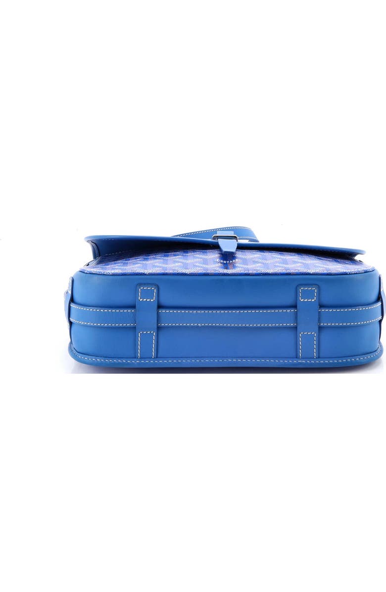 Pre-Owned Goyard Belvedere II Messenger Bag Coated Canvas MM, Alternate, color, Blue