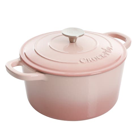 Artisan 5-Quart Round Enameled Cast Iron Dutch Oven with Lid