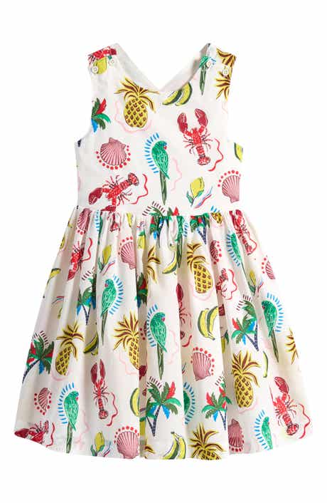 Mini Boden Kids' Harper Crossback Cotton Sundress