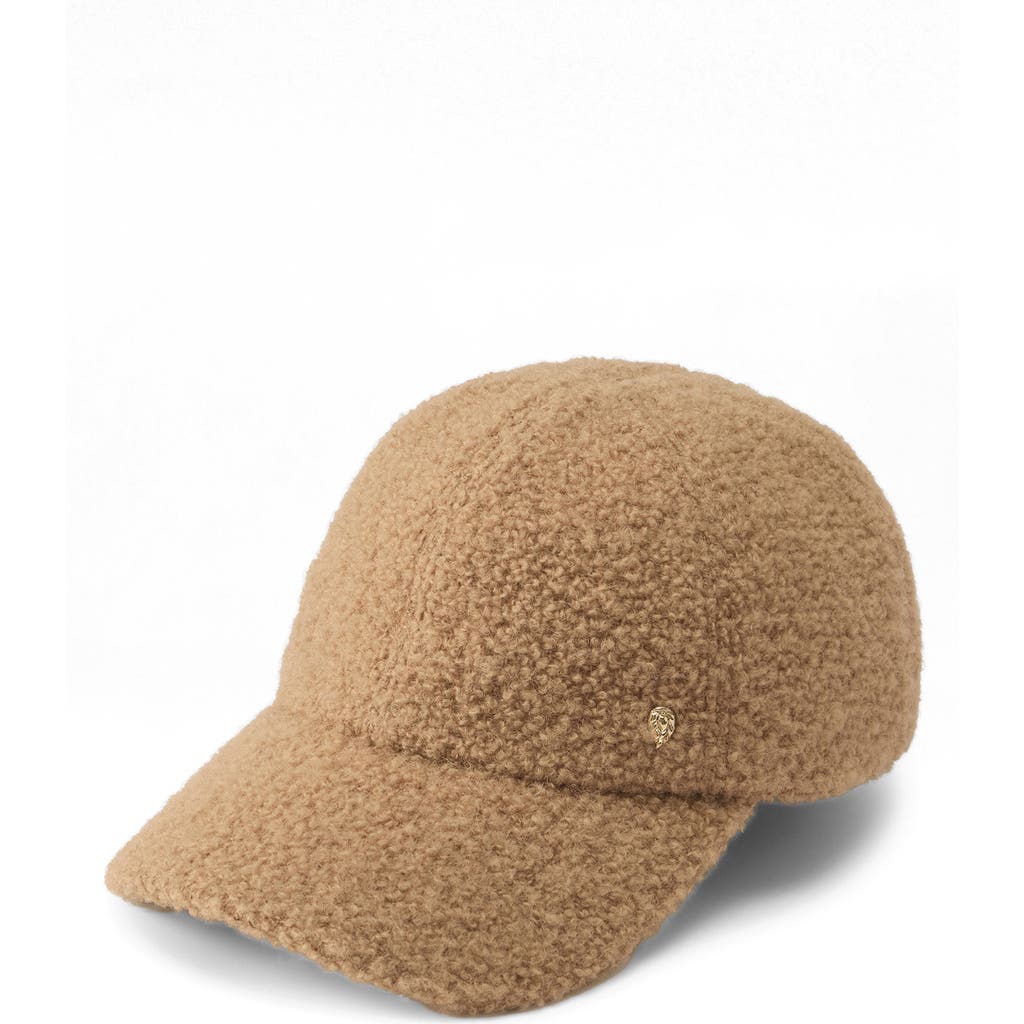 Helen Kaminski Bower Wool Blend Adjustable Baseball Cap In Brown