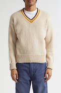 VISVIM College Wool & Cashmere V-Neck Sweater