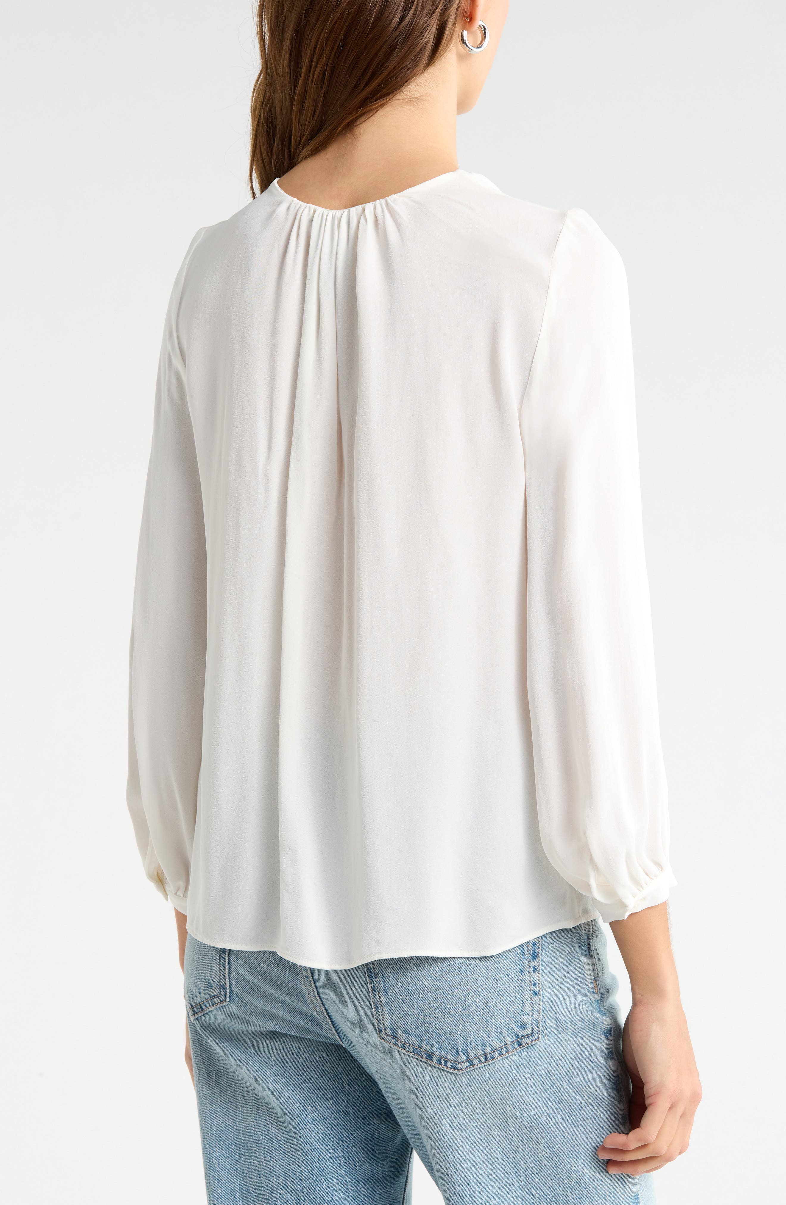 V-Neck Button-Up Top - image 4