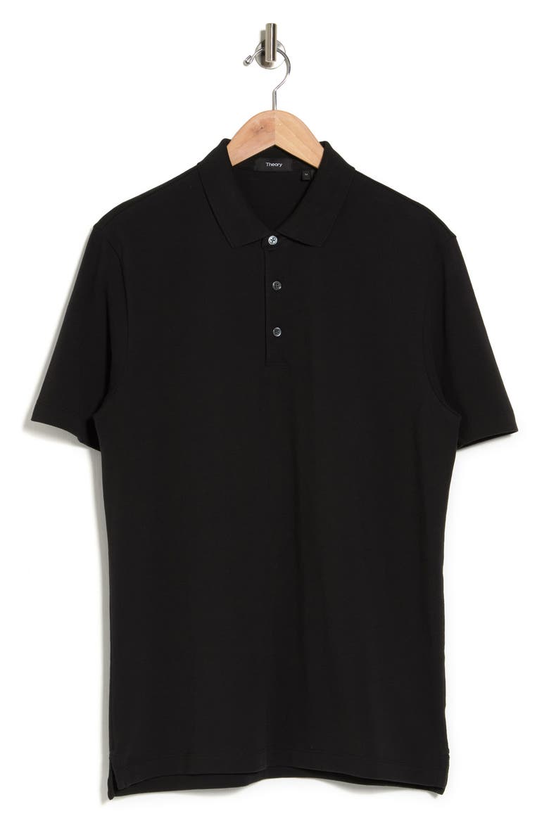 Activate Cotton Polo, Alternate, color, BLACK