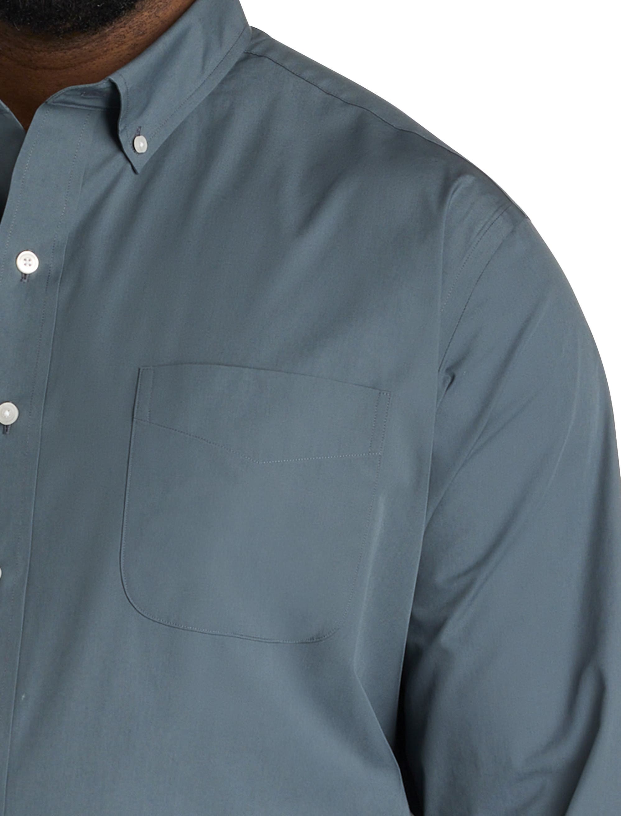 Big & Tall  Solid Tech Sport Shirt - image 4