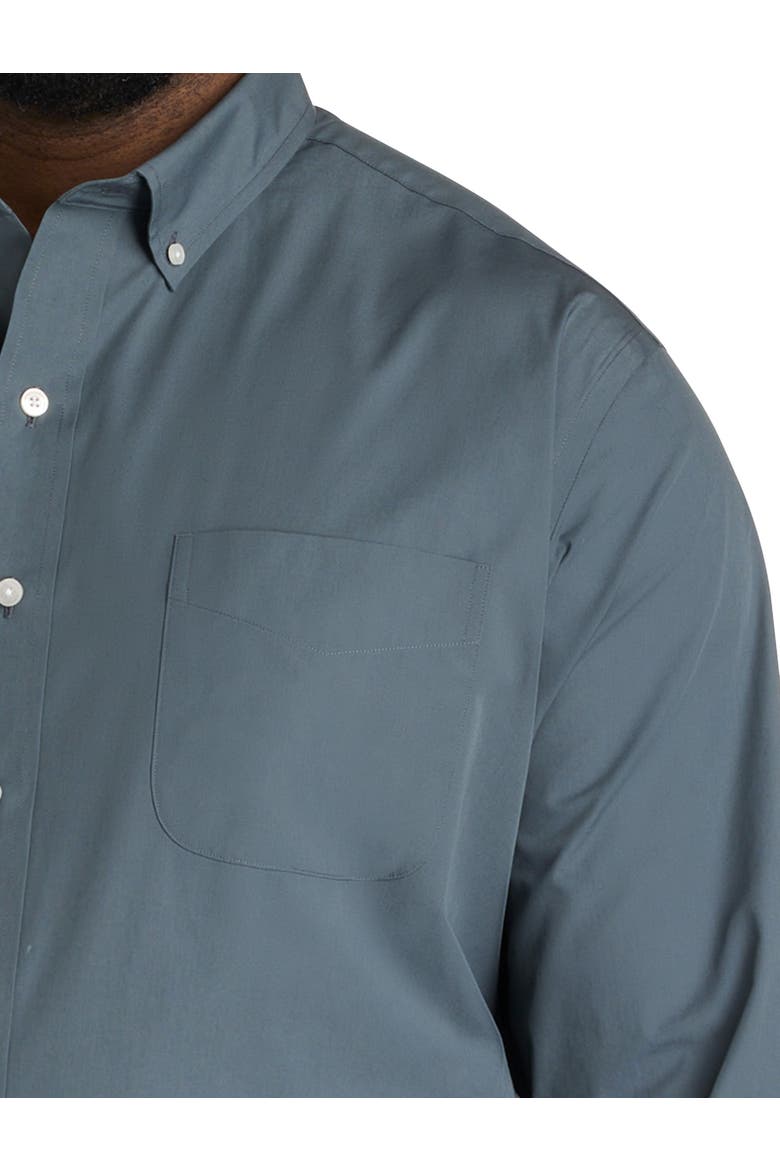Big & Tall  Solid Tech Sport Shirt, Alternate, color, DARK SLATE