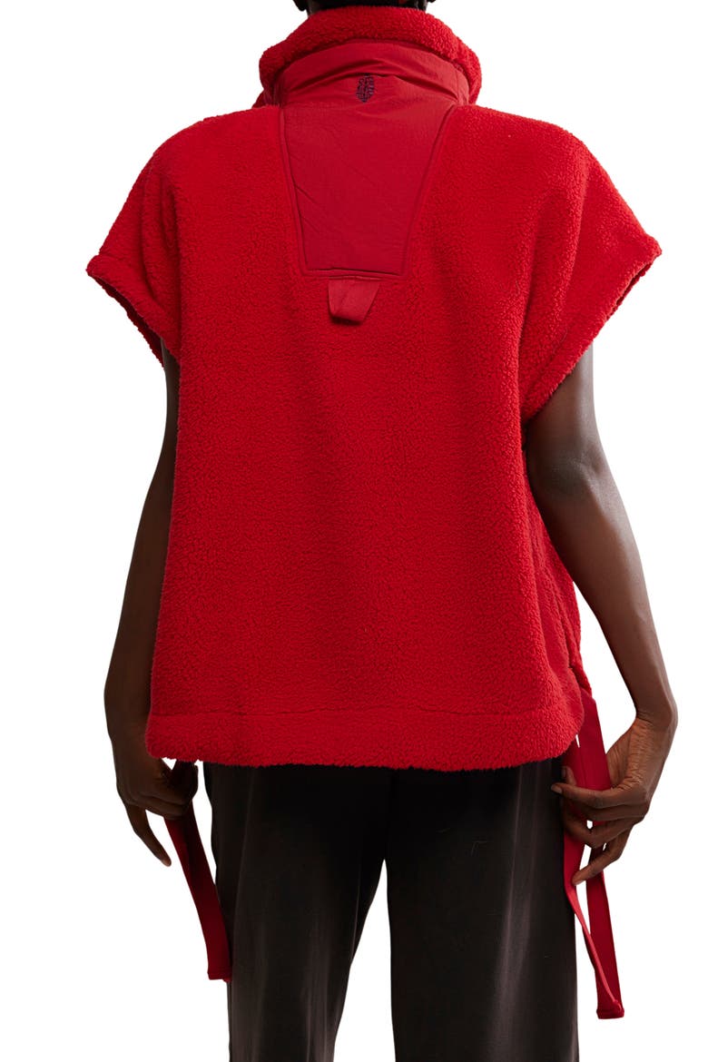 FP Movement Scout It Out Fleece Vest, Alternate, color, CRANBERRY