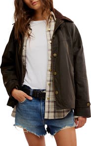Free People Cori Waxed Cotton Jacket