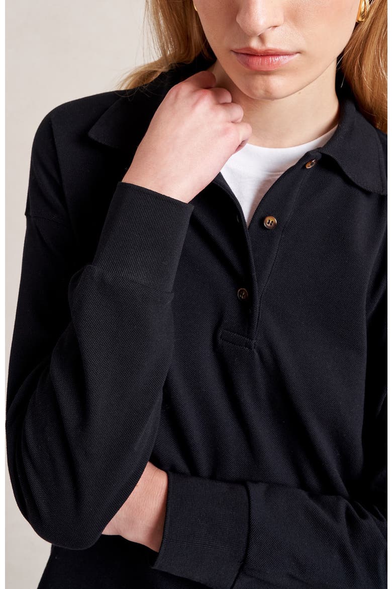 Cassie Polo, Alternate, color, Black