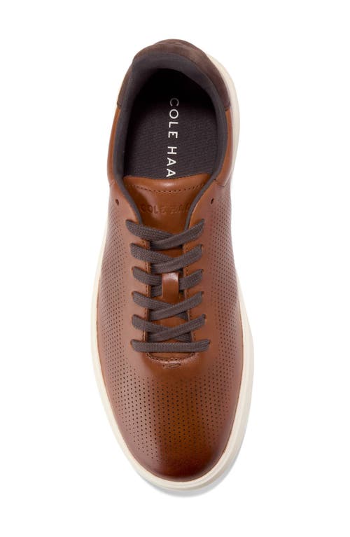 Cole Haan Grand Crosscourt Daily Laser Sneaker In Brown
