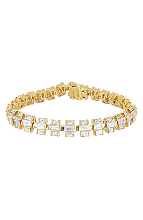 Gatsby Diamond Baguette Tennis Bracelet