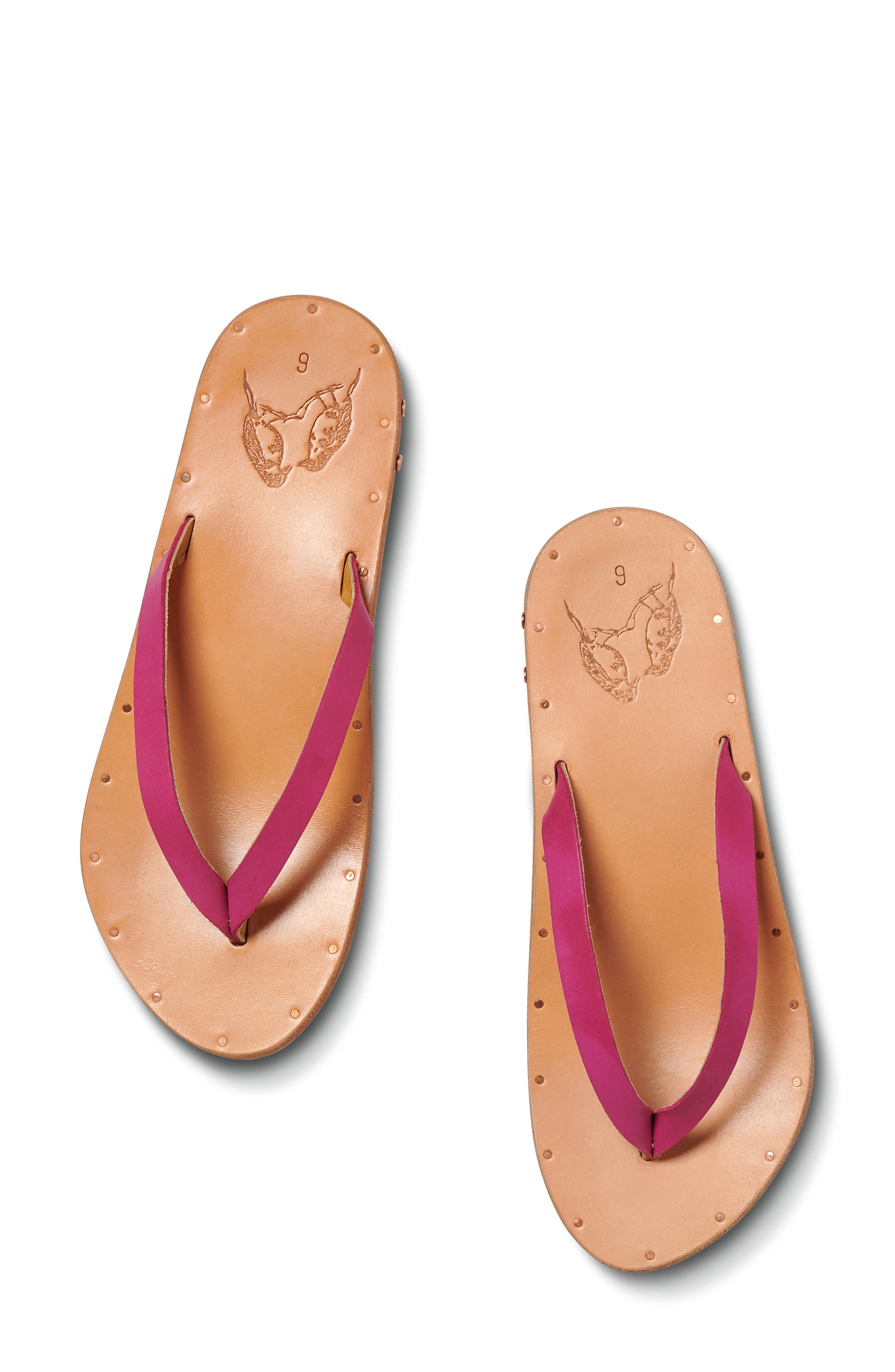 Beek Seabird Flip Flop, Main, color, Petunia