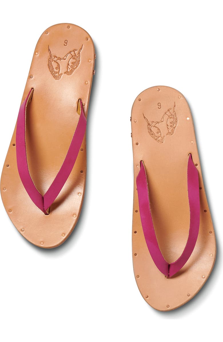 Beek Seabird Flip Flop, Main, color, Petunia