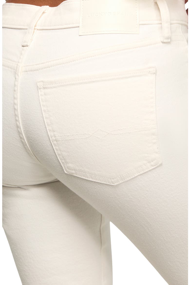 Sweet Mid Rise Straight Leg Jeans, Alternate, color, BRIGHT WHITE