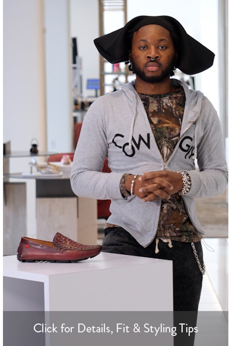 Spring Street Woven Leather Driving Loafer video