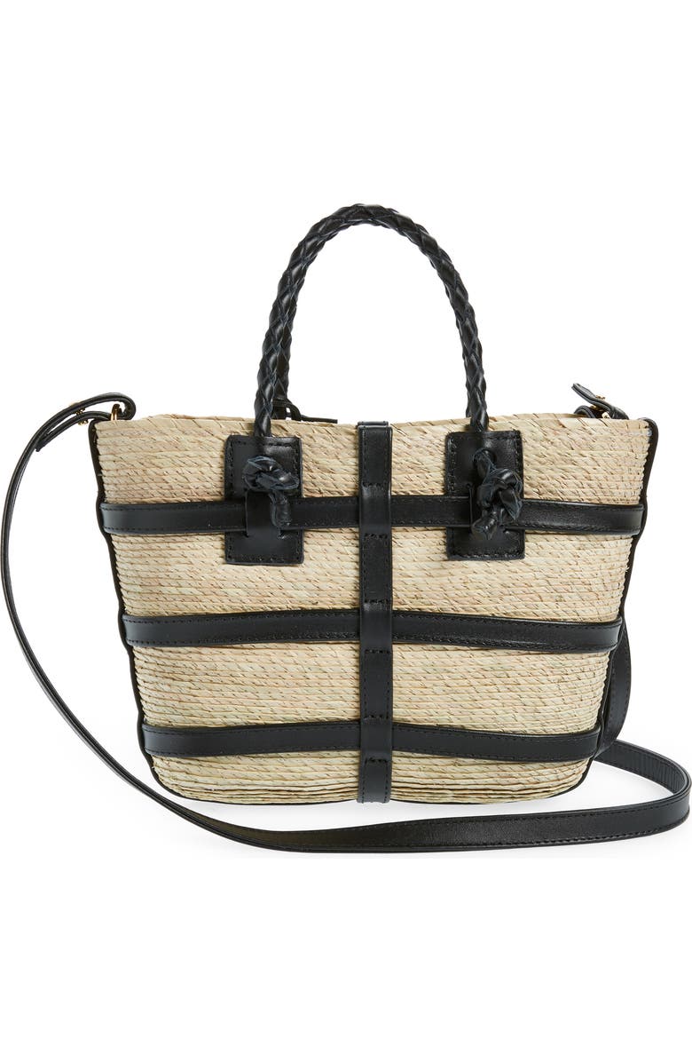 Altuzarra Mini Watermill Woven Palm Tote, Alternate, color,
