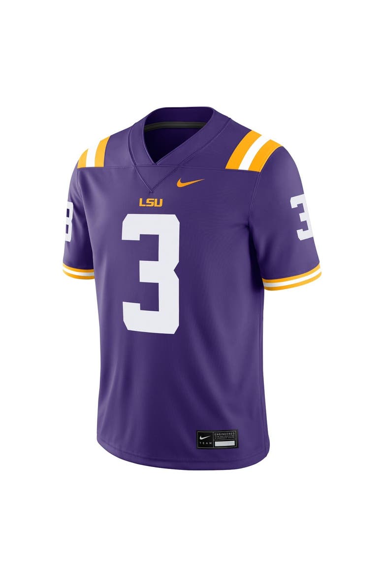 Men's Nike Odell Beckham Jr. Purple LSU Tigers Alumni Game Jersey, Alternate, color, Purple