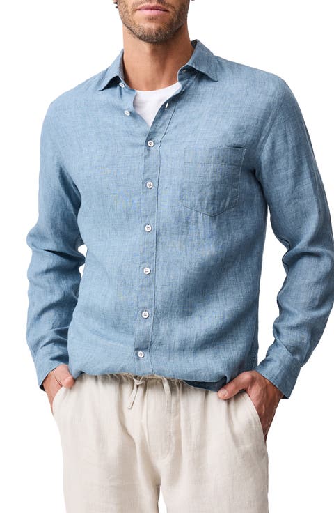 Coromandel Button-Up Linen Shirt
