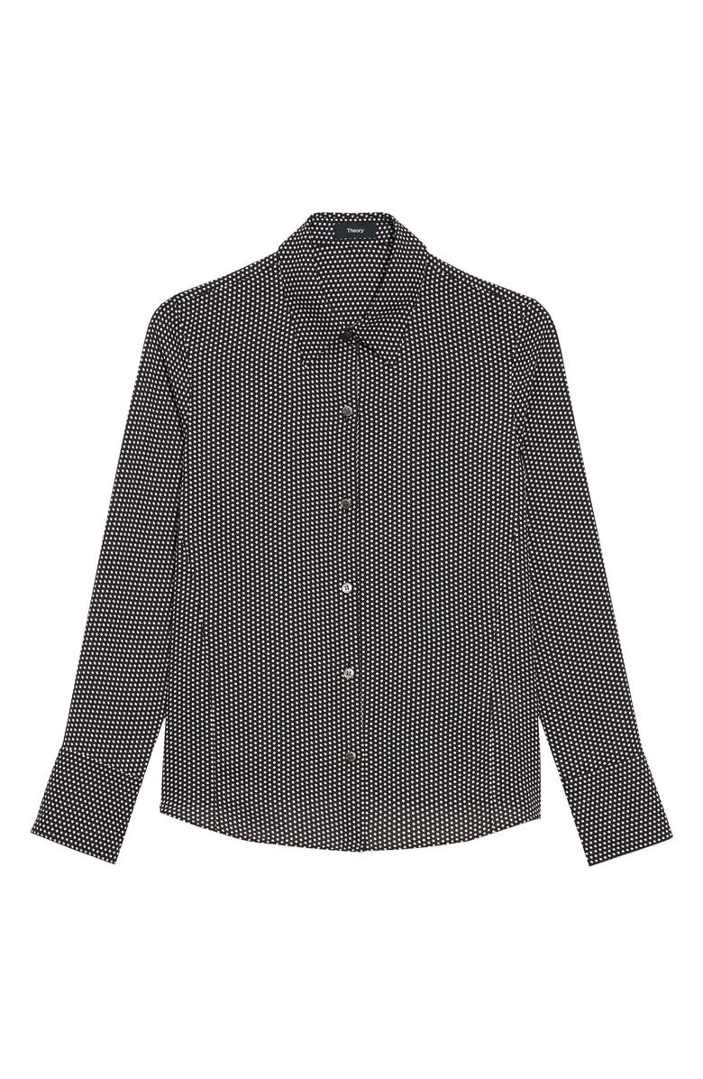 Theory Classic Slim Fit Button-Up Shirt, Alternate, color, Black Multi