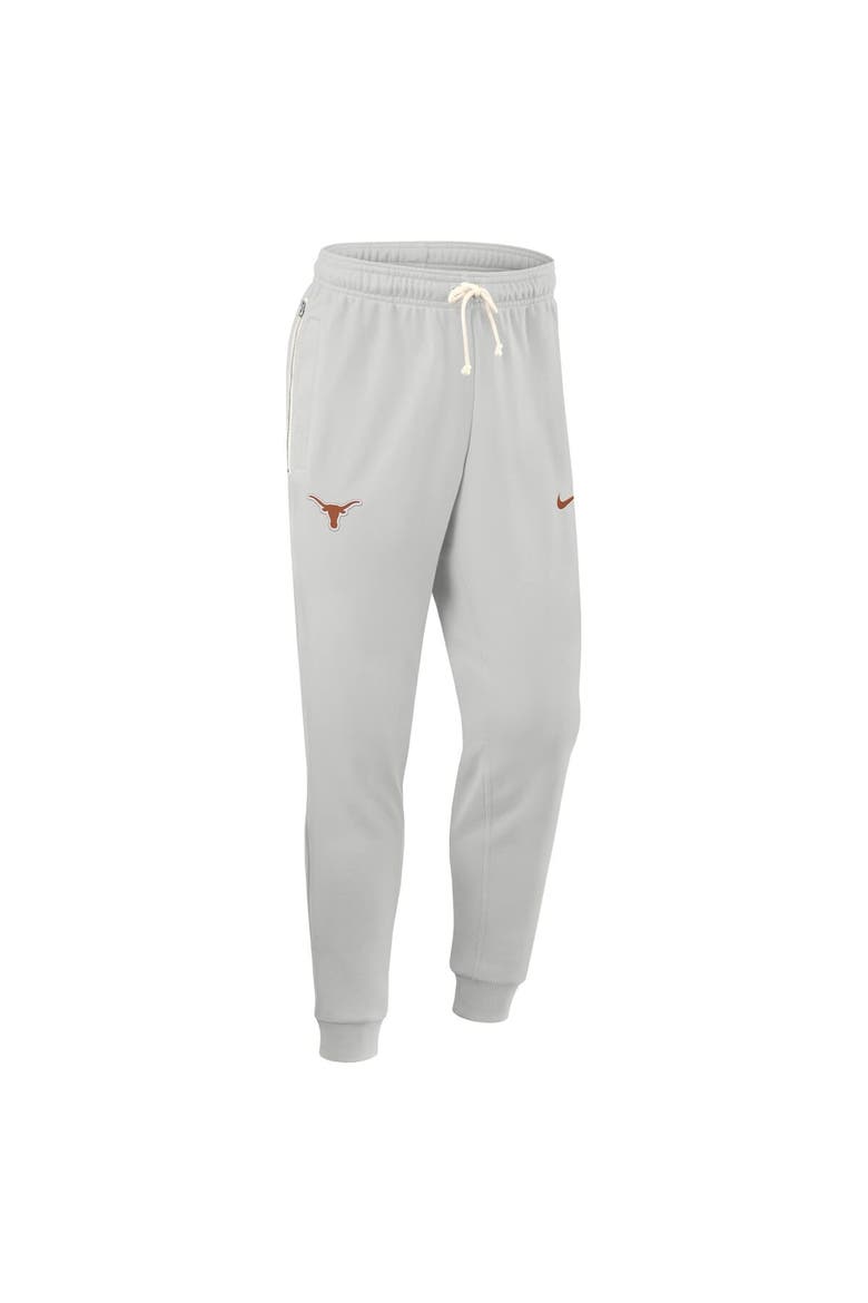 Men's Nike Gray Texas Longhorns 2025 Sideline Standard Issue Dri-FIT Taper Pants, Alternate, color, Gray