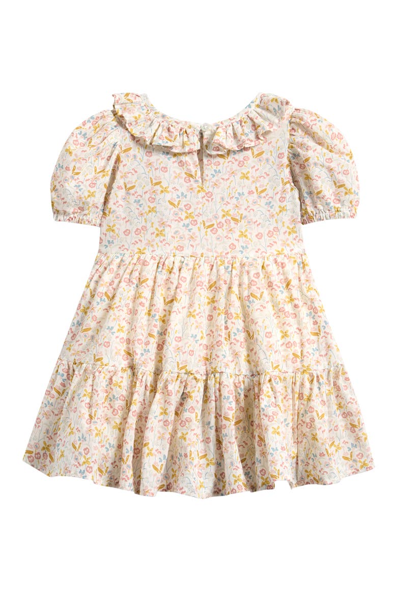 Kids' Floral Tiered Organic Cotton Dress, Alternate, color, FLORET