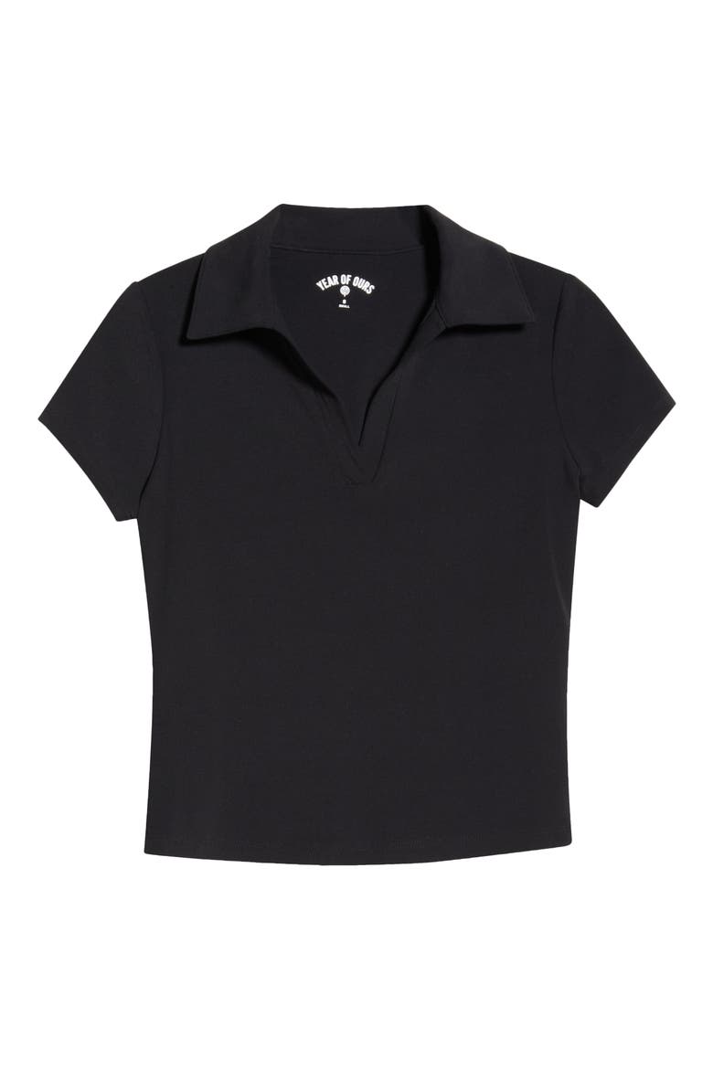 Studio Polo Tee, Alternate, color, BLACK