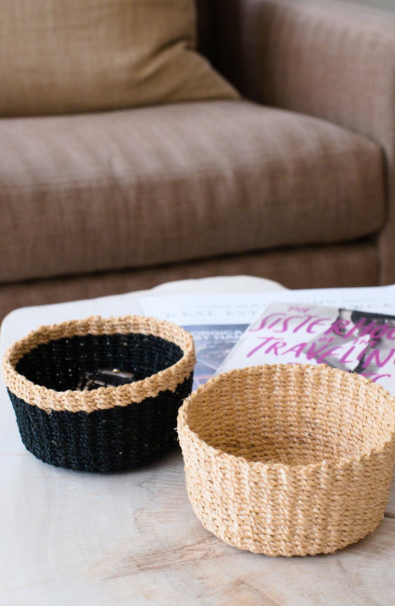 LIKHA Mini Trinket Basket, Alternate, color, Black