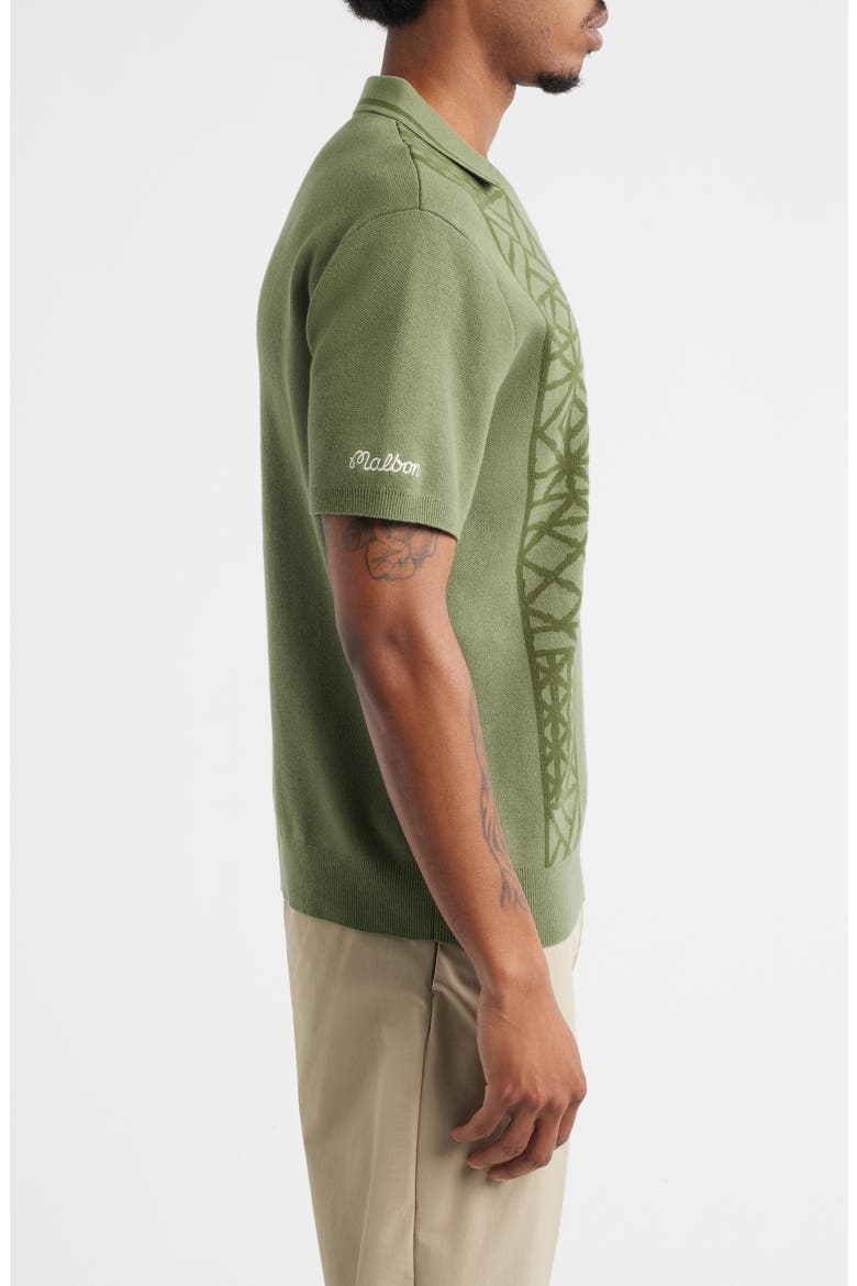 Habana Cotton Polo, Alternate, color, OLIVINE
